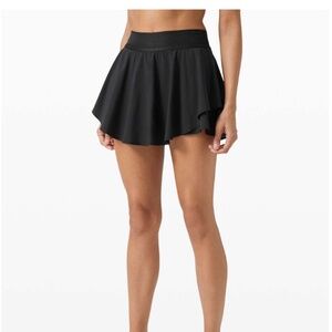 Lululemon Court Rival High Rise Skirt Black